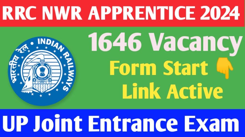 Railway NWR Apprentice Recruitment 2024