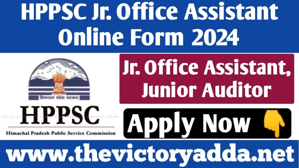 HPPSC Junior Office Assistant Online Form 2024