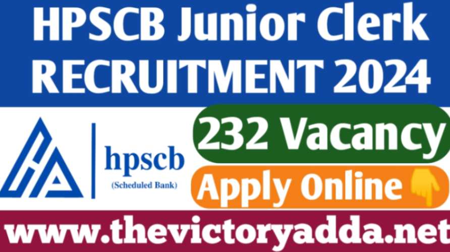 HPSCB Junior Clerk Recruitment 2024