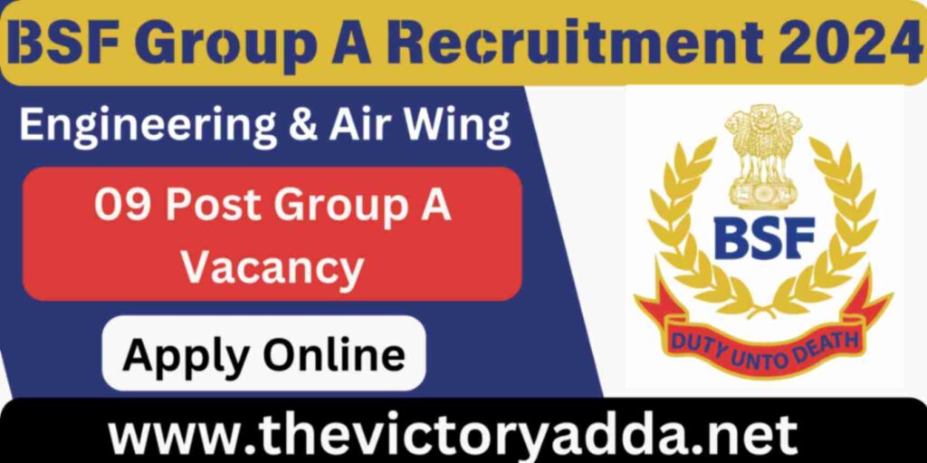 BSF Engineering & Air Wing Recruitment 2024