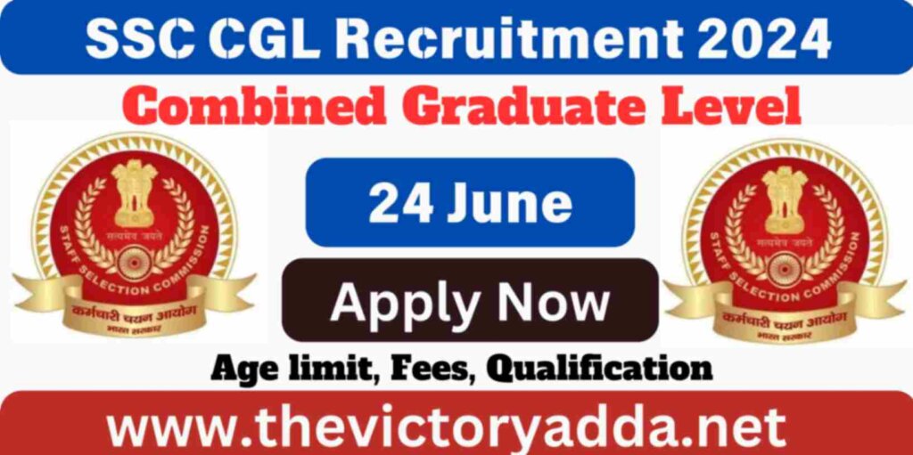 SSC CGL Combined Graduate Level Recruitment 2024