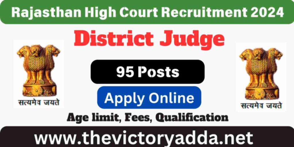 Rajasthan High Court Judge Recruitment 2024