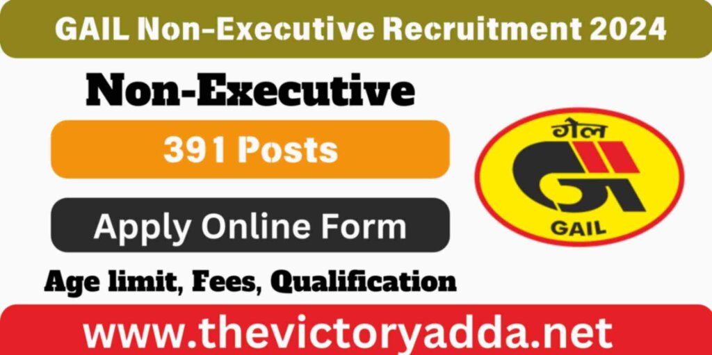 GAIL Non-Executive Recruitment 2024