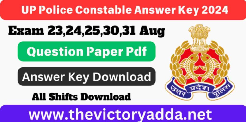 UP Police Constable Question Paper 2024